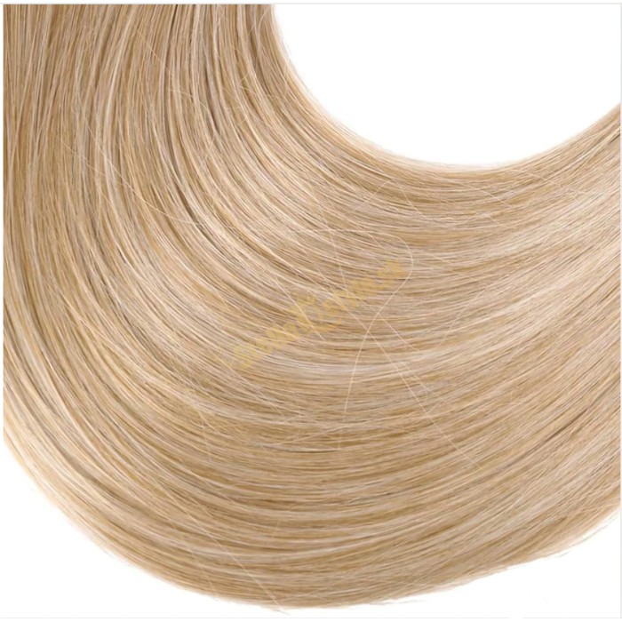 Clip in rýchlopás kučeravý na predlžovanie a zahustenie vlasov 888 / 27/60 prírodný blond melír