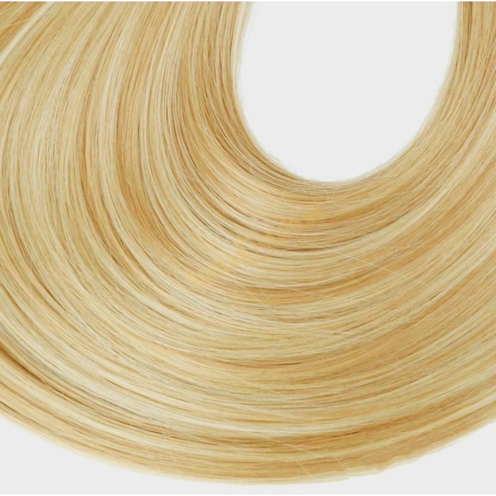 Clip in rýchlopás kučeravý na predlžovanie a zahustenie vlasov 888 / 27H613 tmavší blond melír